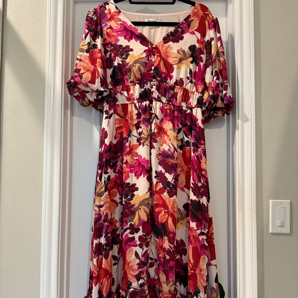 Kensie long Floral Dress
